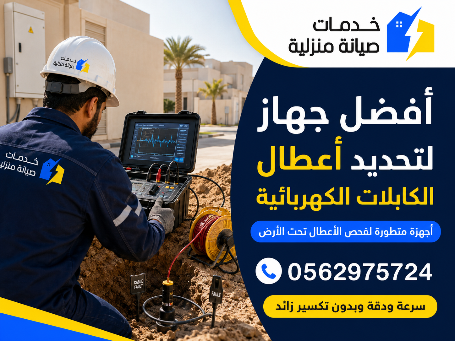 أفضل جهاز لتحديد أعطال الكابلات الكهربائية بدقة